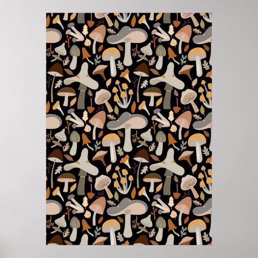 Mushroom Hunter Mid Mushroom Poster (Vorne)