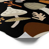 Mushroom Hunter Mid Mushroom Poster (Ecke)