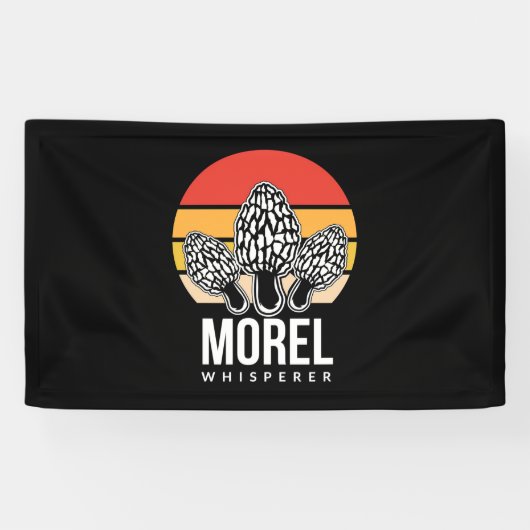 Mushroom Hunter Morel Whisperer Banner (Horizontal)