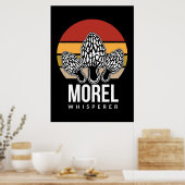 Mushroom Hunter Morel Whisperer Poster (Küche)