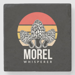 Mushroom Hunter Morel Whisperer Steinuntersetzer