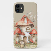 Mushroom Hütte Iphone Case (Rückseite)