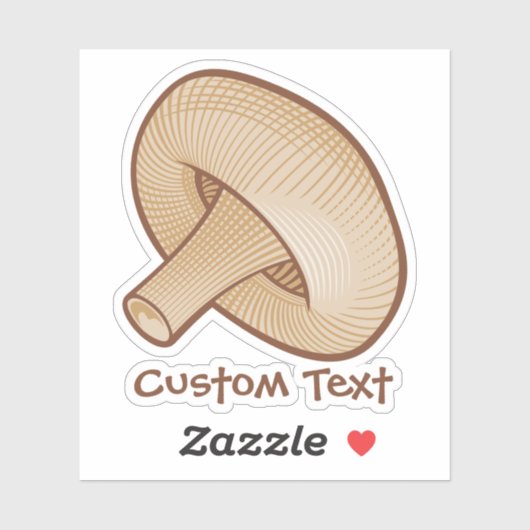 Mushroom Icon Sticker (Blatt)
