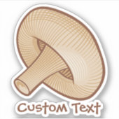 Mushroom Icon Sticker (Vorderseite)