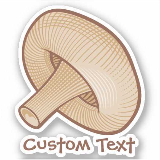 Mushroom Icon Sticker (Vorderseite)