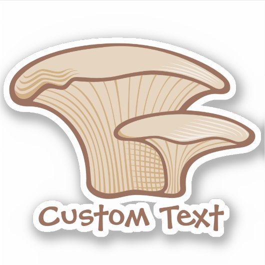 Mushroom Icon Sticker (Vorderseite)