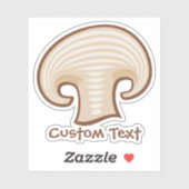 Mushroom Icon Sticker (Blatt)