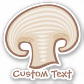 Mushroom Icon Sticker (Vorderseite)