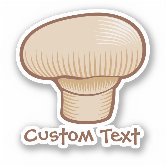 Mushroom Icon Sticker (Vorderseite)