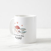 Mushroom, in dem ich mich leicht witzig fühlen kan kaffeetasse (Vorderseite Links)