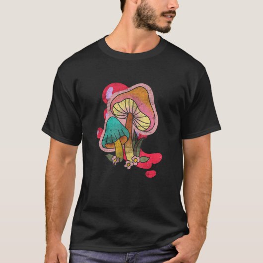 Mushroom-Jagd auf Morel Wild Mushrooms H T-Shirt (Vorderseite)