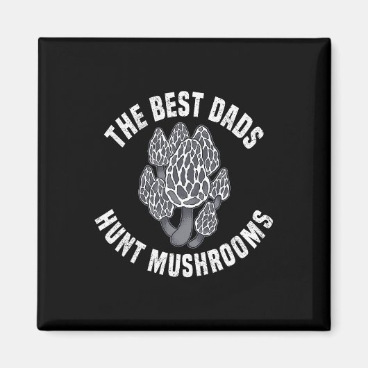 Mushroom Jagd Morel Shrooming Magnet (Vorne)