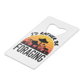 Mushroom-Jagd würde ich eher auf Futtersuche gehen Geldbeutel Flaschenöffner (Rückseite Schrägansicht)