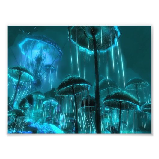 Mushroom Jellyfish Fotodruck (Vorne)