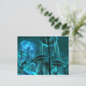Mushroom Jellyfish Postkarte (Stehend Vorderseite)