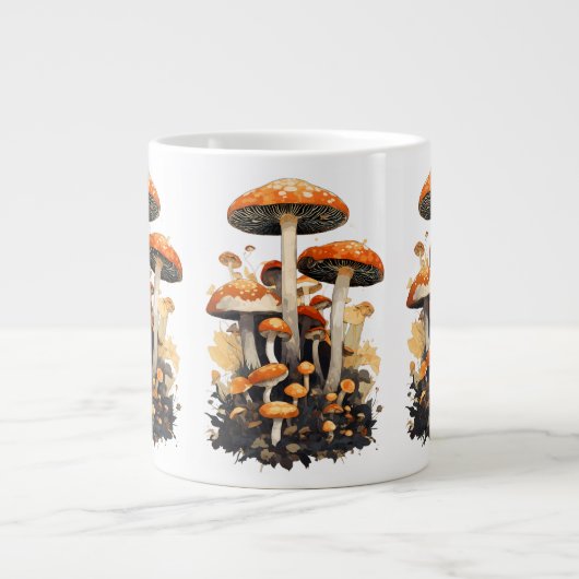 Mushroom Jumbo-Tasse (Vorderseite)