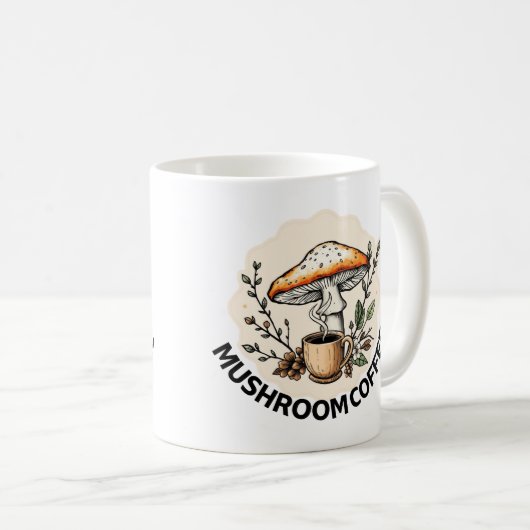 MUSHROOM KAFFEE KAFFEETASSE (VorderseiteRechts)