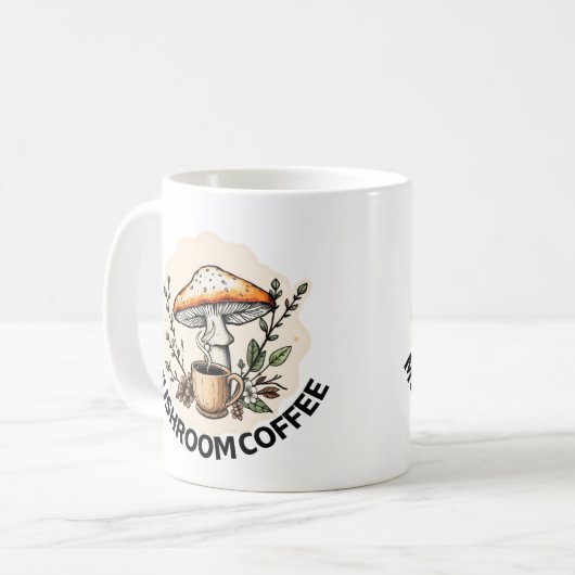 MUSHROOM KAFFEE KAFFEETASSE (Vorderseite Links)