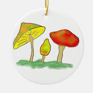 Mushroom Keramikornament