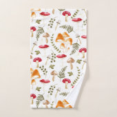 Mushroom | Kernästhetik | Wasserfarbe Badhandtuch Set (Handtuch)