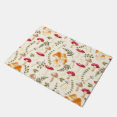 Mushroom | Kernästhetik | Wasserfarbe Fußmatte (Schrägansicht)