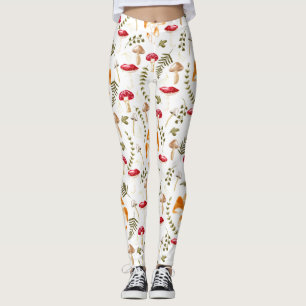 Mushroom Kernästhetik Wasserfarbe Leggings