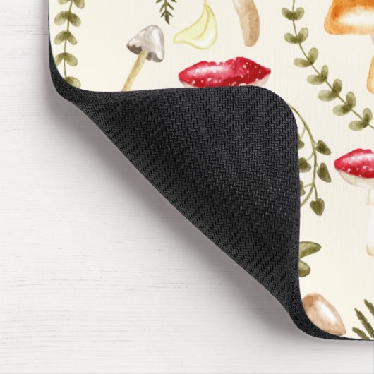 Mushroom | Kernästhetik | Wasserfarbe Mousepad (Ecke)
