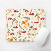 Mushroom | Kernästhetik | Wasserfarbe Mousepad (Mit Mouse)