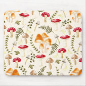 Mushroom | Kernästhetik | Wasserfarbe Mousepad (Vorne)