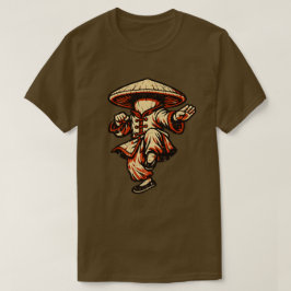 Mushroom Kung Fu Meister — Vintage Retro Martial A T-Shirt
