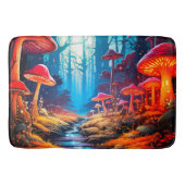 Mushroom Land Badematte (Vorderseite)