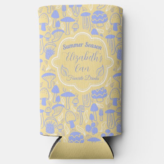 Mushroom Lavender Cream Cooler Selters Dosenkühler (Vorderseite)