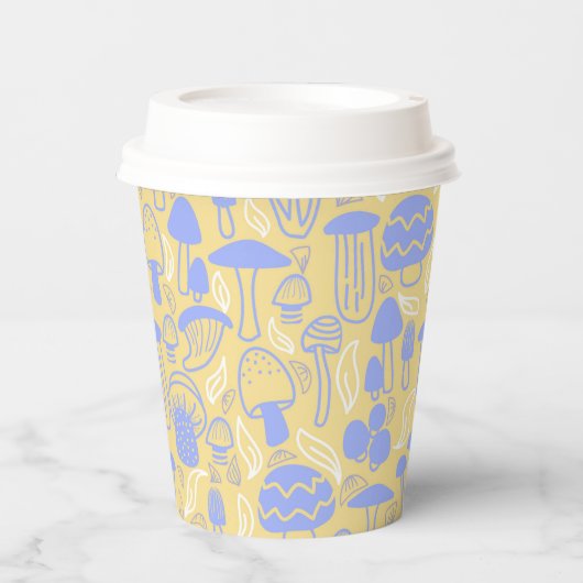 Mushroom Lavender Cream Pappbecher (Vorderseite)