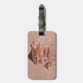 Mushroom Liebe Classic Gepäckanhänger (Rückseite vertikal)