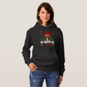 Mushroom   Lights Xmas Tree Santa Mushroom Christm Hoodie (Vorne ganz)