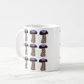 Mushroom Lila Mushroom Kaffeetasse (Vorderseite Links)