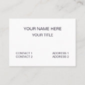 Mushroom Lila Mushroom Visitenkarte (Rückseite)