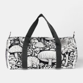 Mushroom-Linie zeichnend Duffle Bag (Rückseite)