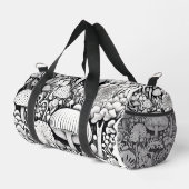 Mushroom-Linie zeichnend Duffle Bag (Rechte Ecke)