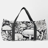 Mushroom-Linie zeichnend Duffle Bag (Vorderseite)