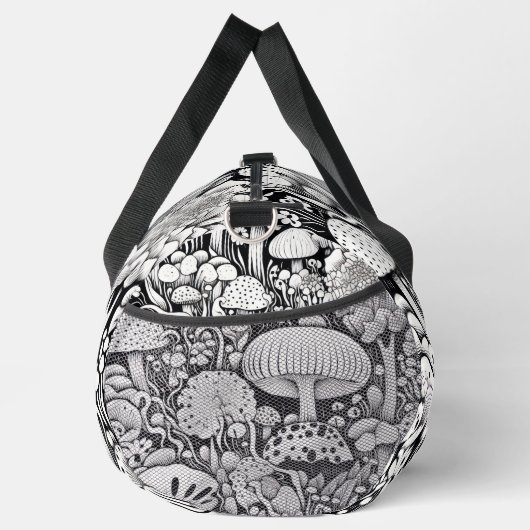 Mushroom-Linie zeichnend Duffle Bag (Rechts)