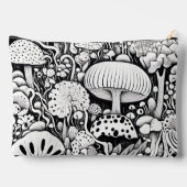 Mushroom-Linie zeichnend Zubehörtasche (Rückseite)