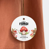 Mushroom Little Fungi Forest Greenery Baby Shower Geschenkanhänger