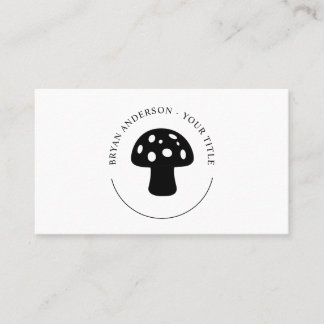 Mushroom-Logo-Visitenkarte Visitenkarte