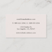 Mushroom-Logo-Visitenkarte Visitenkarte (Rückseite)