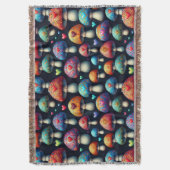 Mushroom Love Decke (Vorderseite Vertikal)