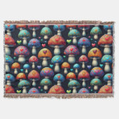 Mushroom Love Decke (Vorderseite)