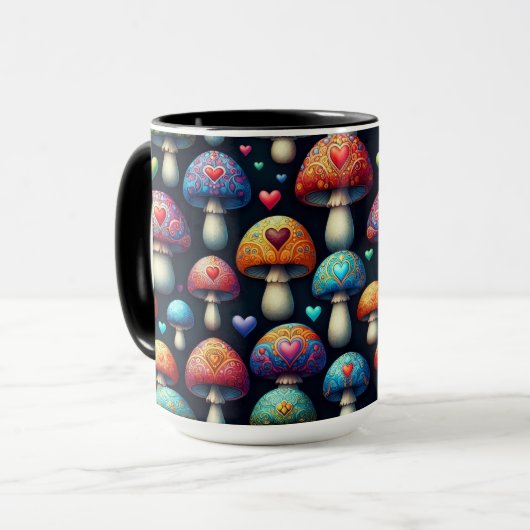 Mushroom Love Tasse (Vorderseite Links)