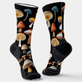 Mushroom Lover Unisex Socken (Gewinkelt)