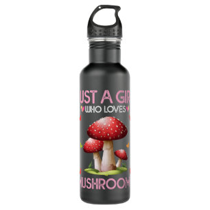 Mushroom Lover Women Geschenk nur ein Mädchen, die Edelstahlflasche
